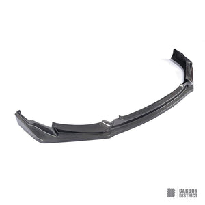 Honda Civic Saloon (FC1/FC3) carbon fibre front lip — 3K twill gloss finish