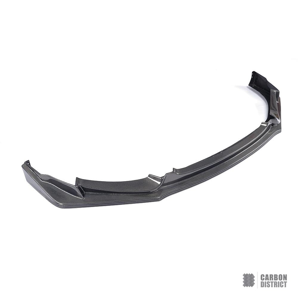 Honda Civic Saloon (FC1/FC3) carbon fibre front lip — 3K twill gloss finish