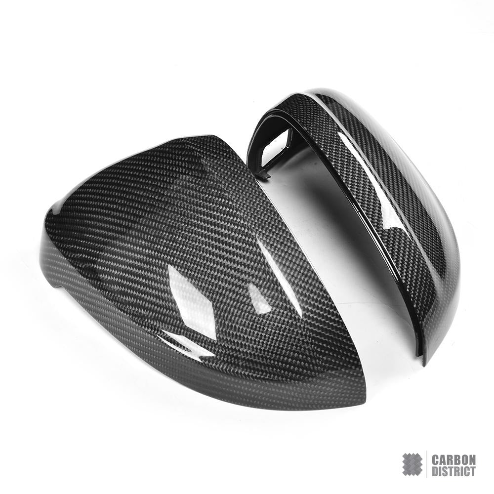 Audi RS4/RS5 (B9) carbon fibre mirror caps — fits 2017-2023