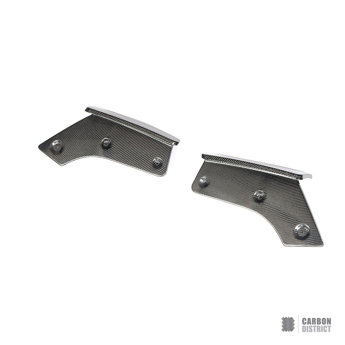BMW X5 (F15) carbon fibre bumper corners (M Sport, V1) — UV-stable gloss finish