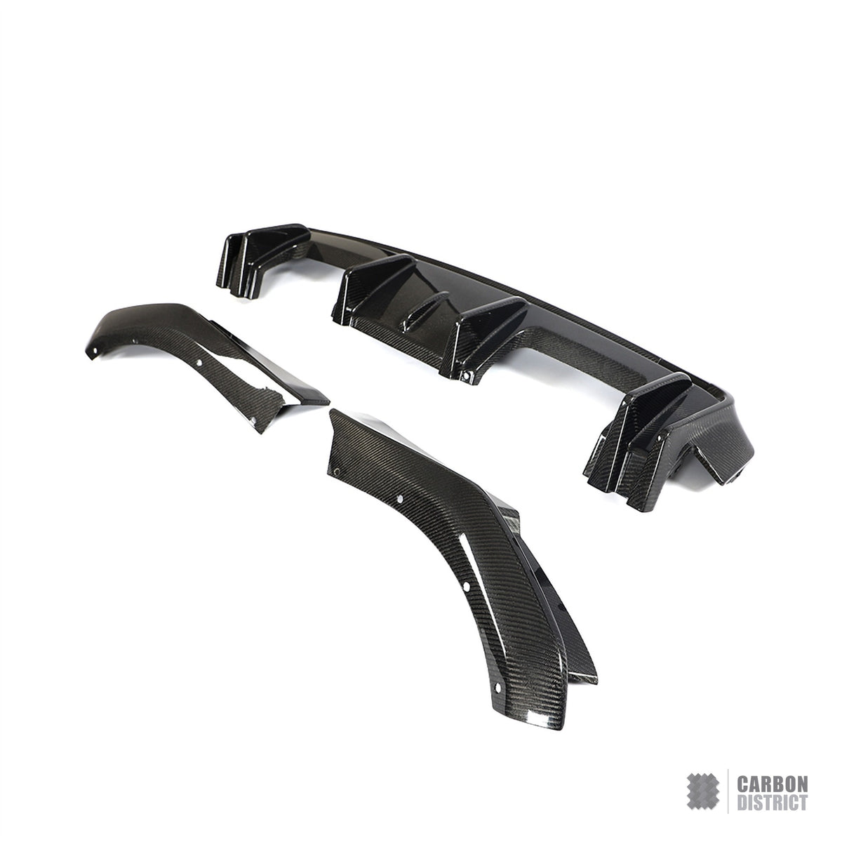 BMW M4 (G82/G83) carbon fibre rear diffuser (V1) — UV-stable gloss finish