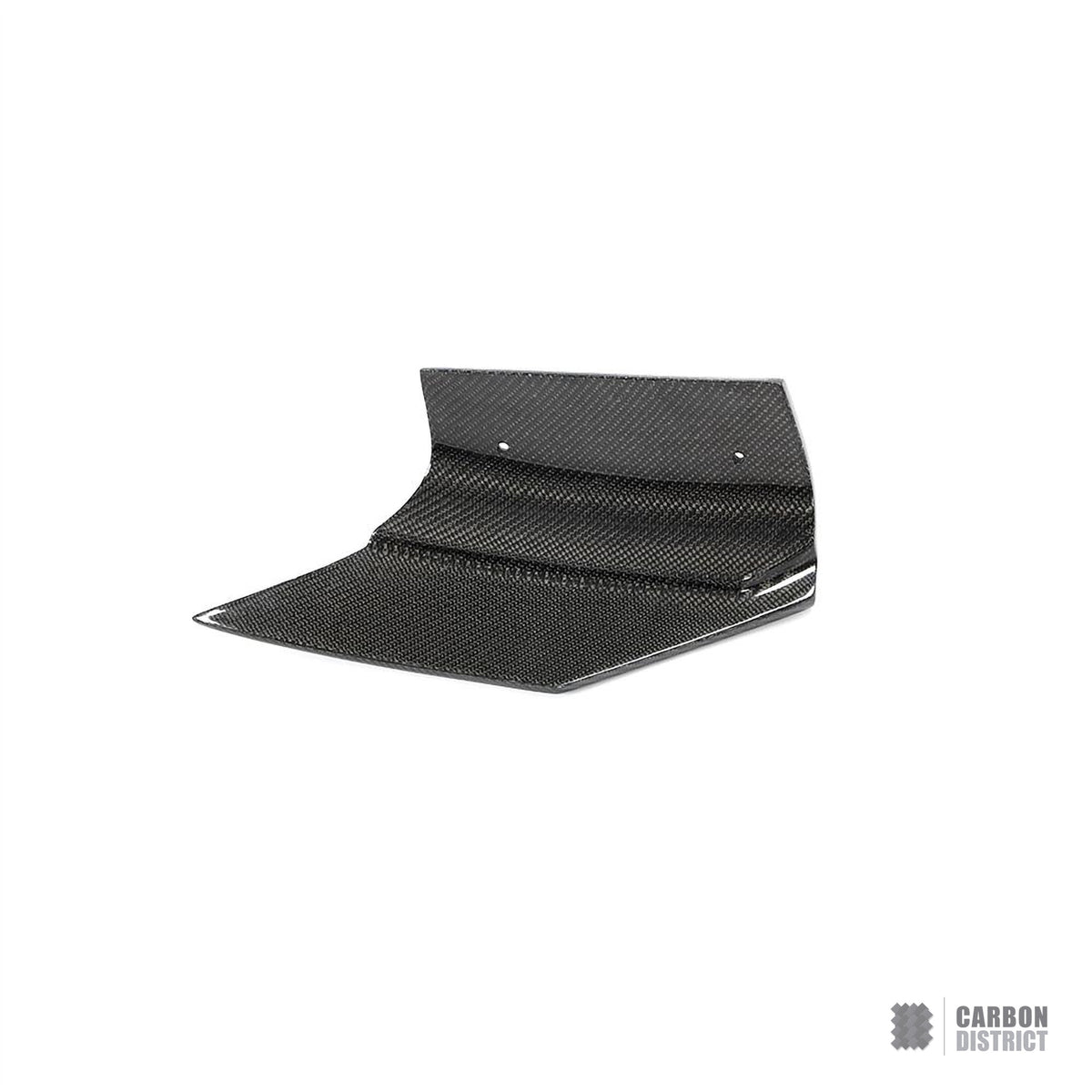 BMW X6 (F16) carbon fibre bumper corners (V2) — UV-stable gloss finish