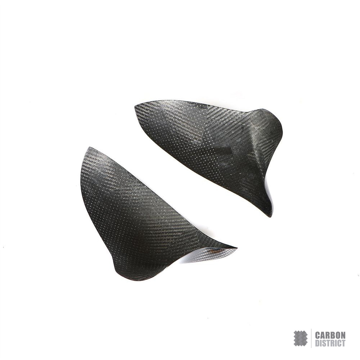 BMW M3/M4 (F80/F82/F83) dry carbon fibre mirror caps (LHD, stick-on, V1)