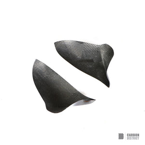 BMW M3/M4 (F80/F82/F83) dry carbon fibre mirror caps (LHD, stick-on, V1)