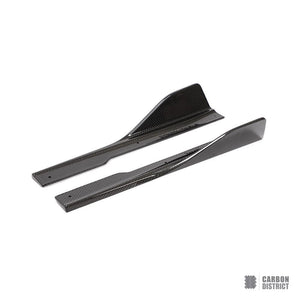 BMW M8 Gran Coupe (F93) carbon fibre side bumper corners — fits 2018-2022