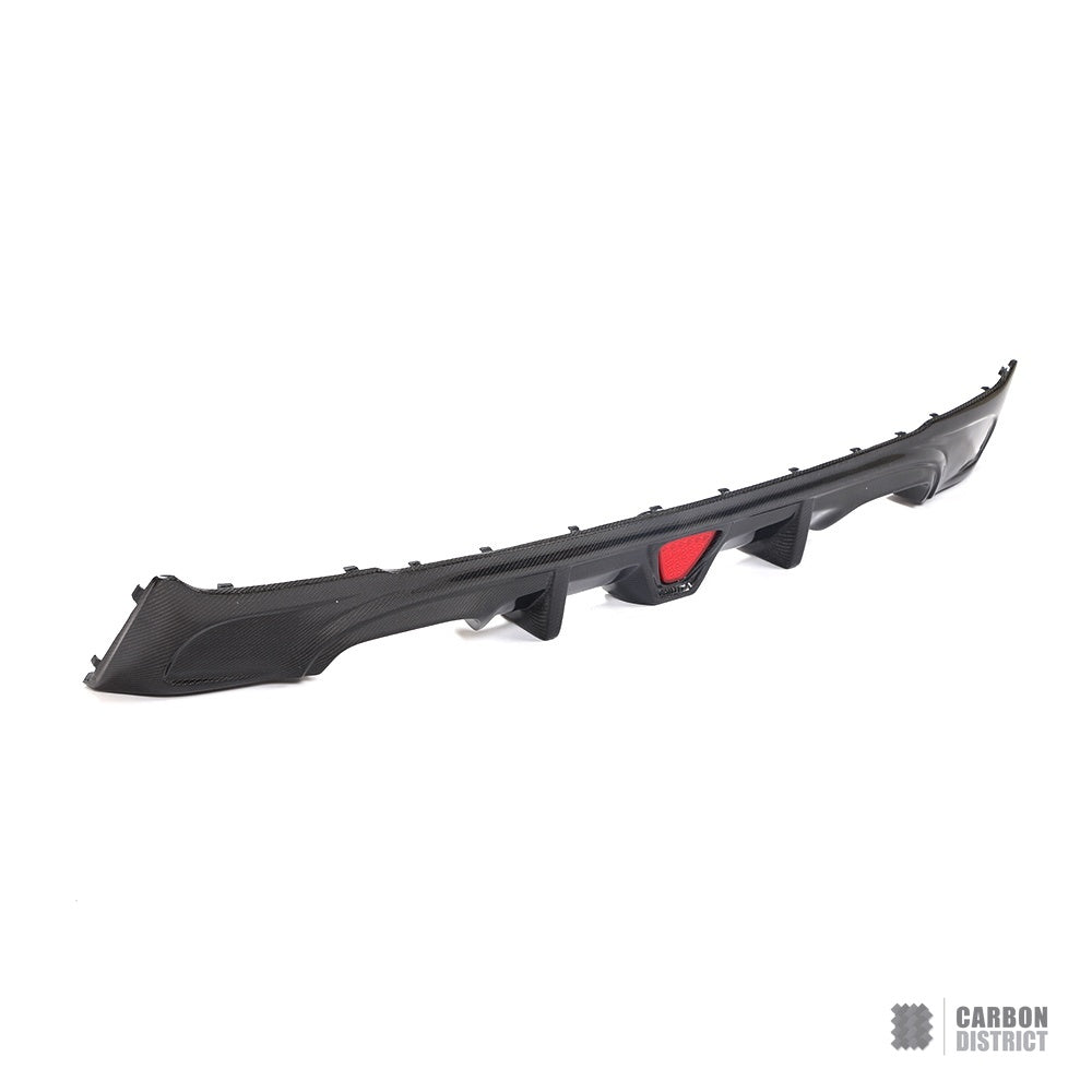 BMW 2 Series (F22) carbon fibre rear diffuser (V5) — fits 2014-2021