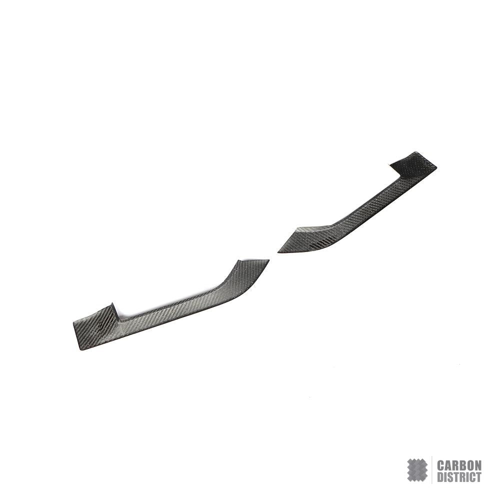 Jaguar F-Type (X152) carbon fibre side vents — 3K twill gloss finish