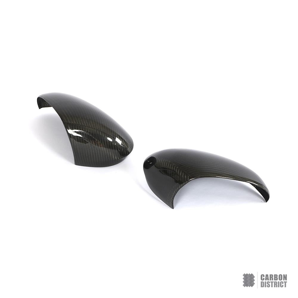 Alfa Romeo Giulia (952) carbon fibre mirror caps — fits 2015-2018