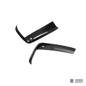 BMW 8 Series (G15/G16) carbon fibre vents — 3K twill gloss finish