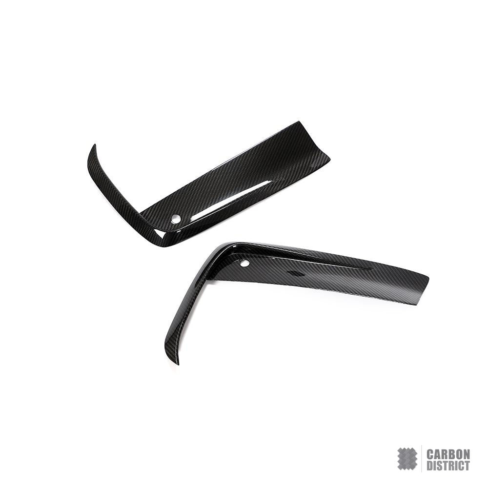 BMW 8 Series (G15/G16) carbon fibre vents — 3K twill gloss finish