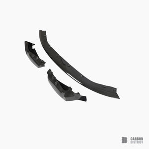 BMW M3/M4 (G80/G81/G82/G83) carbon fibre front lip (V3) — fits 2021+
