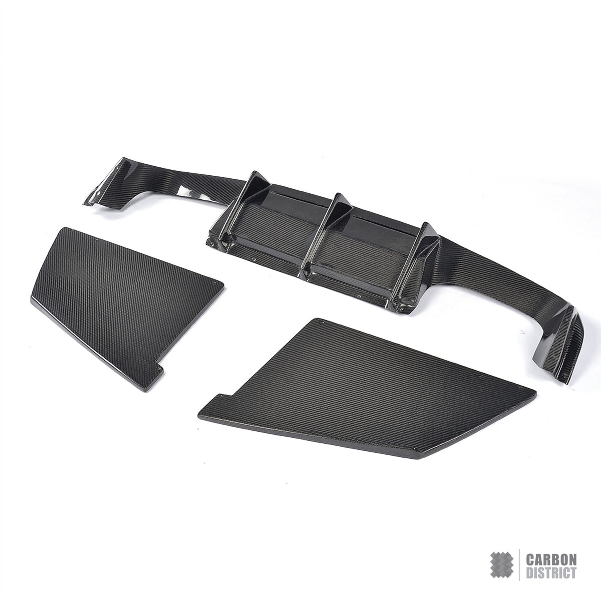 BMW M2 (F87) carbon fibre rear diffuser (V1) — fits 2016-2021