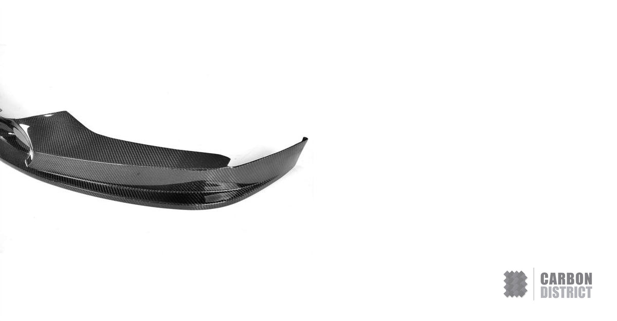BMW 5 Series (G30/G31/G38) carbon fibre front lip (V2) — UV-stable gloss finish