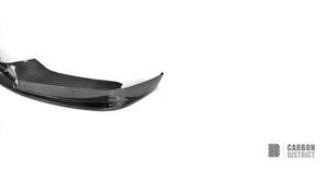 BMW 5 Series (G30/G31/G38) carbon fibre front lip (V2) — UV-stable gloss finish