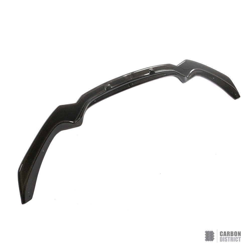 BMW 1 Series (F20) carbon fibre front lip (V3) — fits 2011-2019