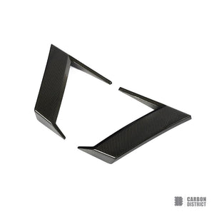 Mercedes G Class (W463) carbon fibre front canards — UV-stable gloss finish