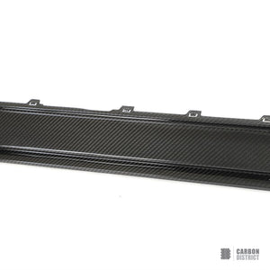 BMW M3 (G80/G81) dry carbon fibre side skirts (V2) — UV-stable gloss finish