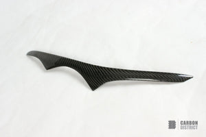 BMW M3 (E92/E93) carbon fibre headlight brows — fits 2008-2010
