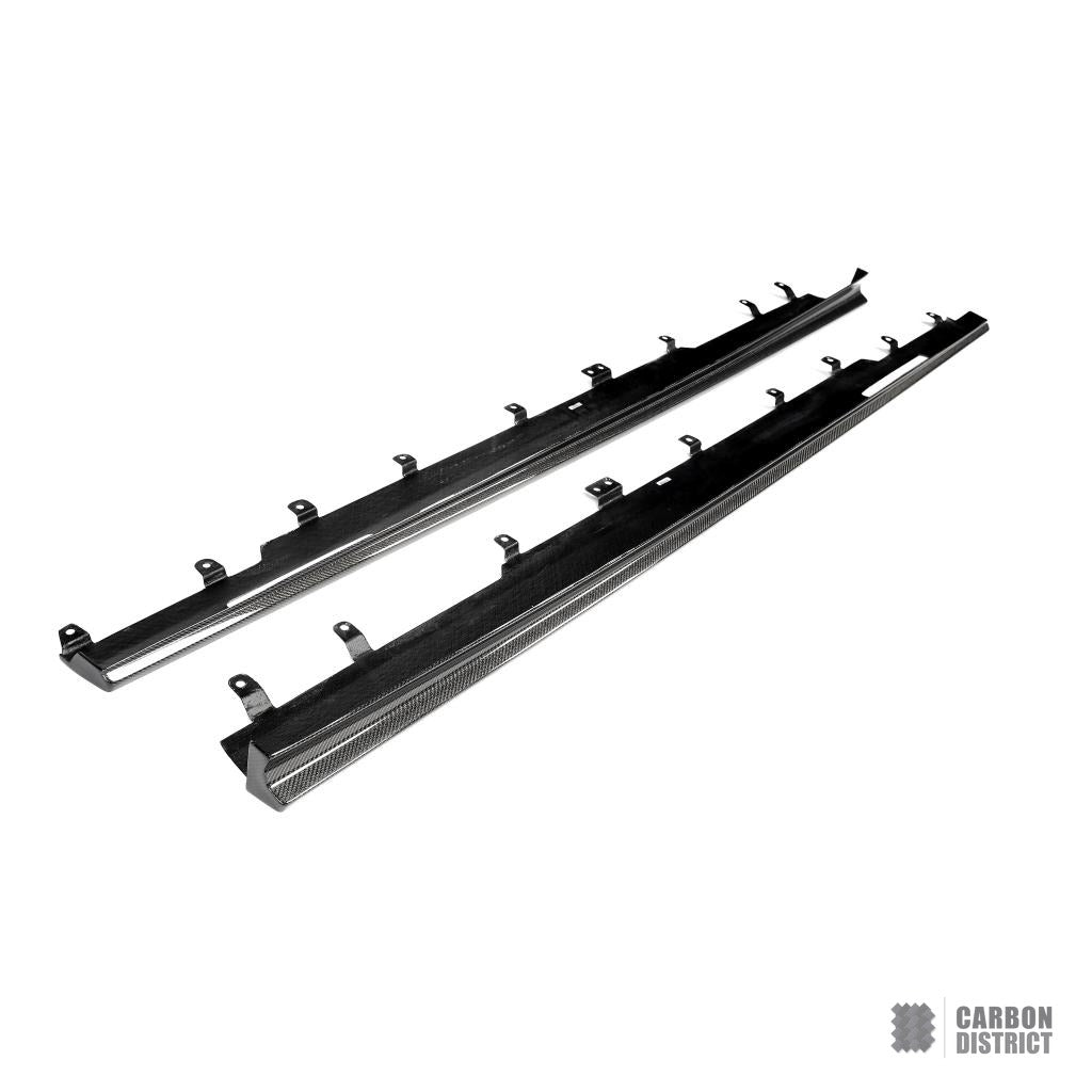 BMW X6 (G06) carbon fibre side skirts (M Sport, V1) — fits 2019-2026