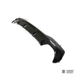 BMW 4 Series (G22/G23) carbon fibre rear diffuser — fits 2021-2022