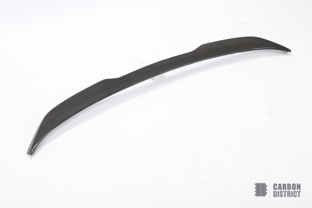 BMW X6M (F96) carbon fibre spoiler — 3K twill gloss finish