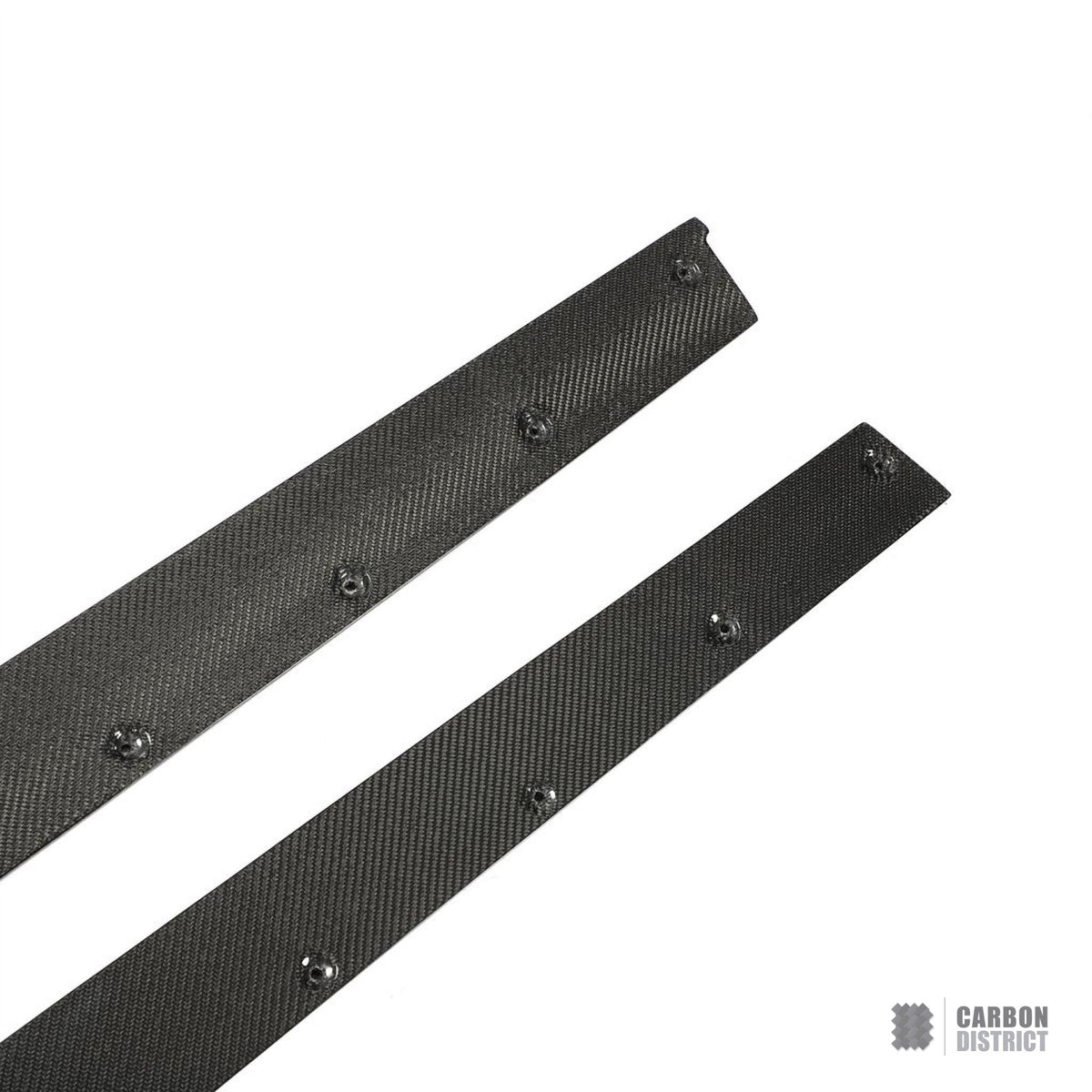 BMW M4 (F82/F83) carbon fibre side skirts (V2) — fits 2014-2020