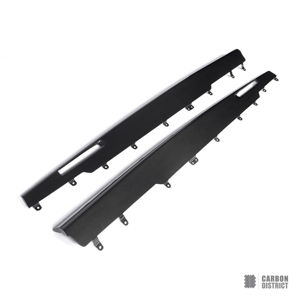BMW X6M (F96) carbon fibre side skirts — fits 2023-2024