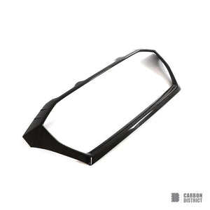 Audi RSQ8 (2021) carbon fibre front grille — 3K twill gloss finish