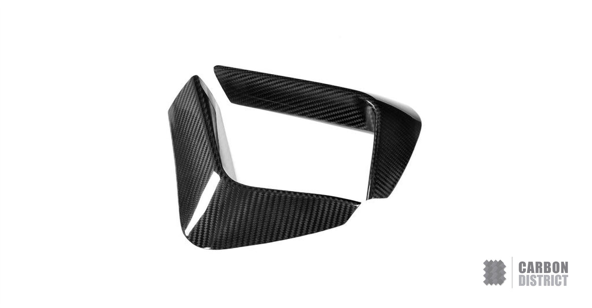 BMW M3/M4 (F80/F82/F83) dry carbon fibre bumper corners (rear) — view 4