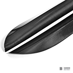 BMW X5 M Sport (F15) carbon fibre side skirts — UV-stable gloss finish