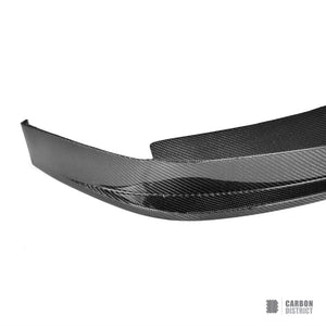 BMW 5 Series (G30/G31/G38) carbon fibre front lip (V2) — fits 2017-2020