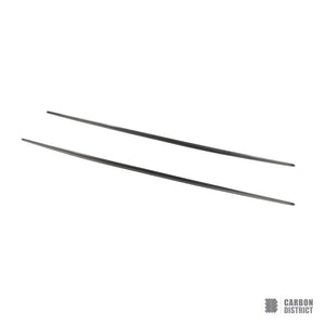 Mercedes-Benz S-Class (W222/C217) carbon fibre side skirts — made to order in genuine carbon fibre