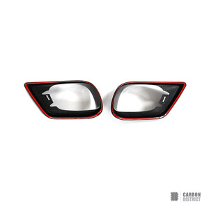 Mercedes E-Class Coupe (C238/A238) carbon fibre front bumper inserts (V1) — view 4