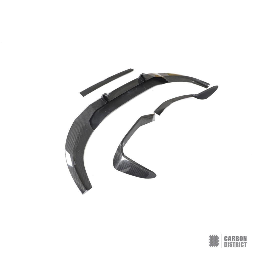 Audi RSQ8 (2021) carbon fibre front lip — made to order in genuine carbon fibre