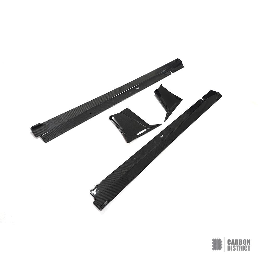 Toyota GR86 (ZN8) carbon fibre side skirts — made to order in genuine carbon fibre