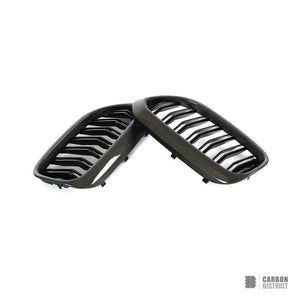 BMW 5 Series/M5 (G30/G38/F90) carbon fibre grille (V1) — fits 2017-2020