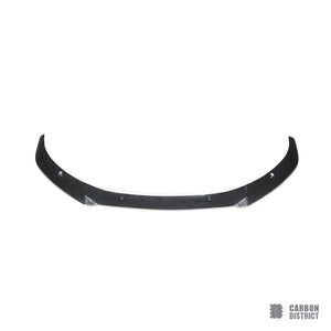 Audi TT (MK3) carbon fibre front lip — UV-stable gloss finish detail