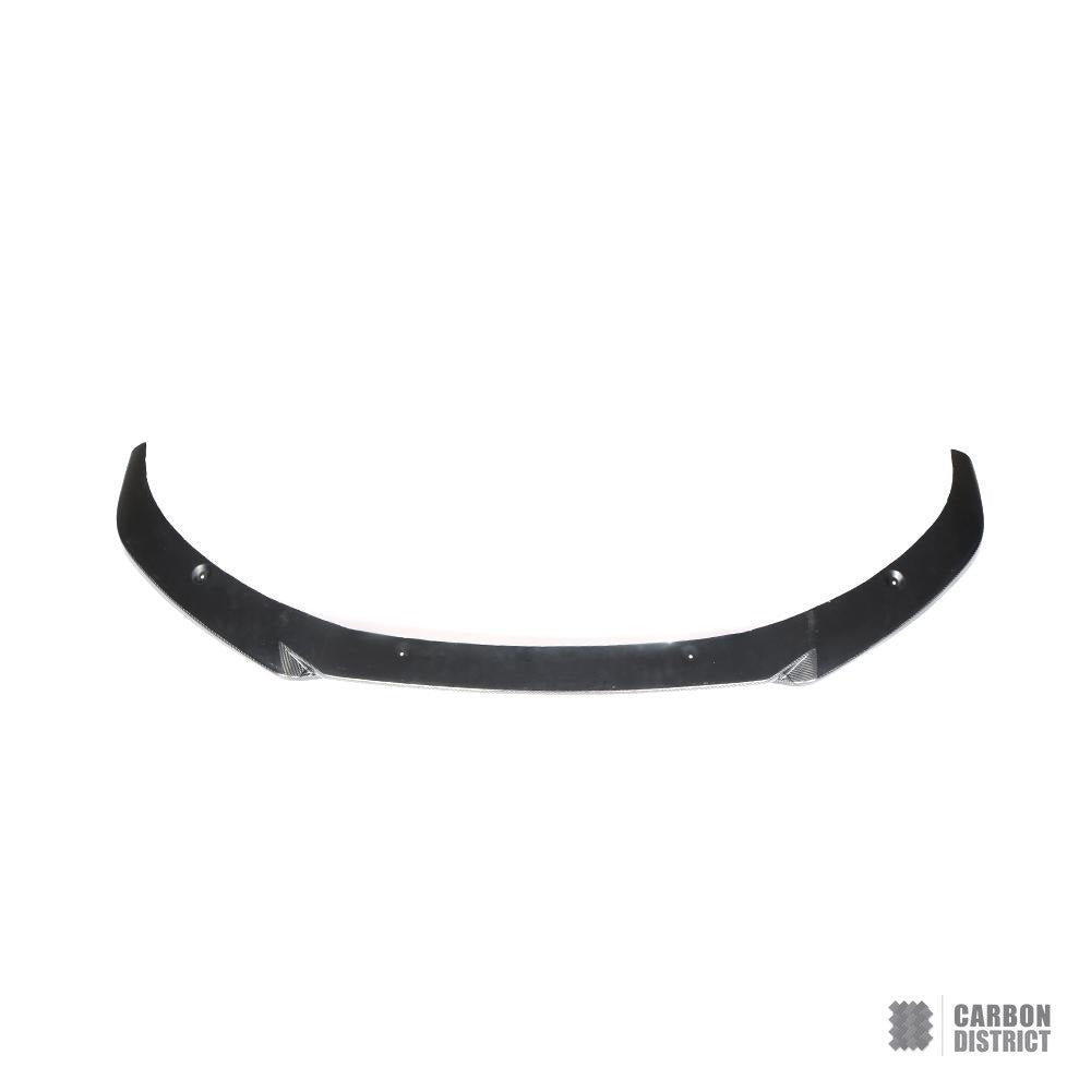 Audi TT (MK3) carbon fibre front lip — UV-stable gloss finish detail
