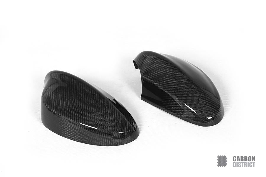 BMW 3 Series (E90) carbon fibre mirror caps (V2) — view 4