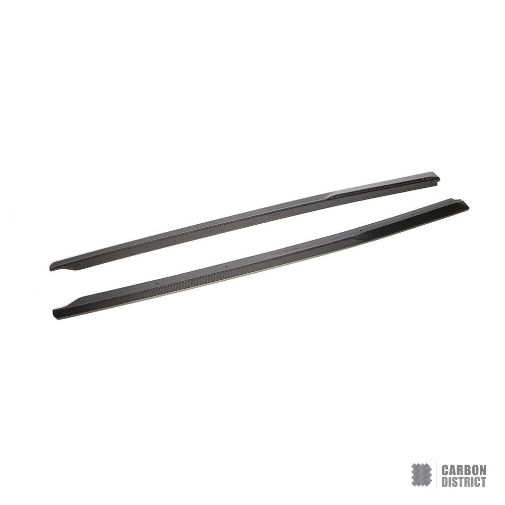 Audi R8 (4S) carbon fibre side skirts — made to order in genuine carbon fibre