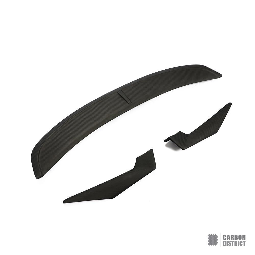 Porsche 718 Boxster (982.0) carbon fibre spoiler — 3K twill gloss finish