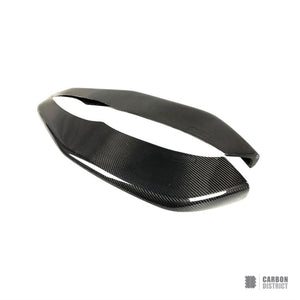 BMW 1 Series (F20) carbon fibre front lip (V4) — UV-stable gloss finish