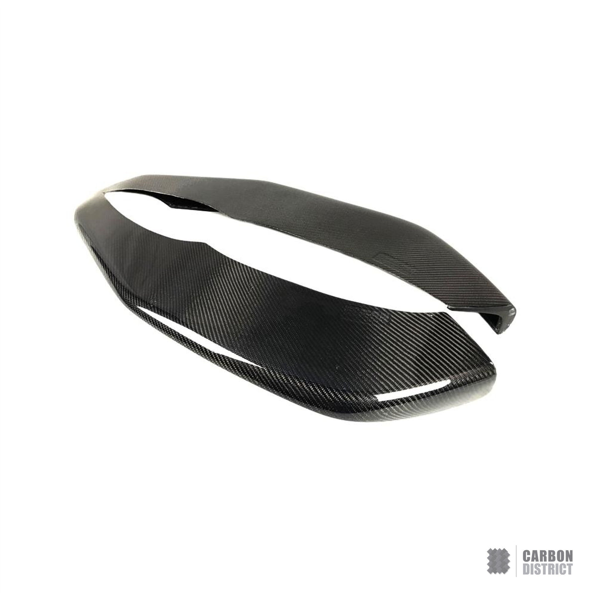 BMW 1 Series (F20) carbon fibre front lip (V4) — UV-stable gloss finish