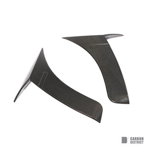 Mercedes-Benz S-Class (W222/C217) carbon fibre front canards — fits 2014-2018