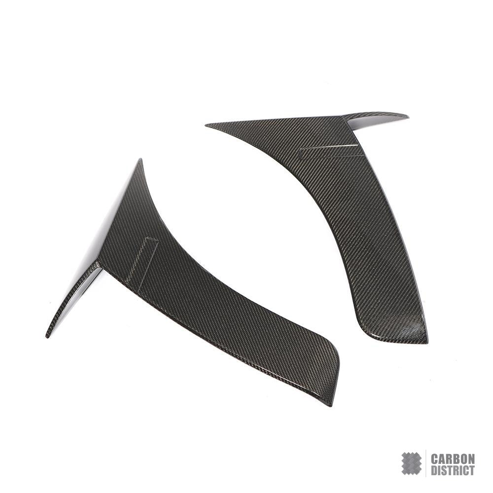 Mercedes-Benz S-Class (W222/C217) carbon fibre front canards — fits 2014-2018