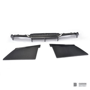 BMW M2 (F87) carbon fibre rear diffuser (V1) — view 4