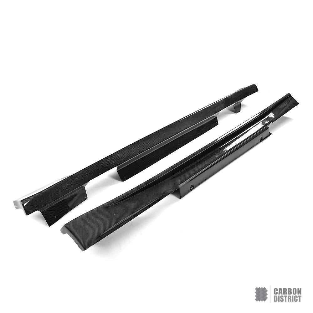 Nissan GT-R (R35) carbon fibre side skirts — fits 2009-2015