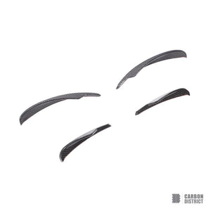 BMW 6 Series (F06/F12/F13) carbon fibre front canards — fits 2013-2016