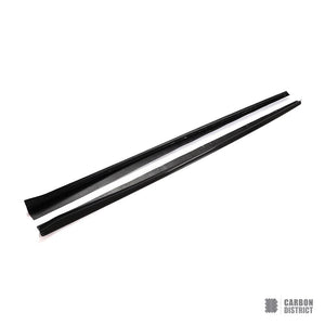 BMW M8 (F92/F93) carbon fibre side skirts — fits 2018-2022