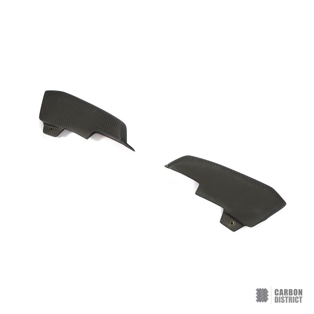 Porsche Boxster/Cayman (982.0) carbon fibre front canards — fits 2016-2018